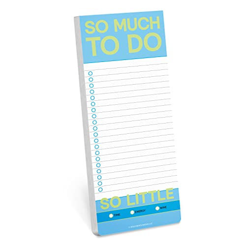 So Much to Do Make-a-list Pad (Knock Knock Make-a-list Pads)