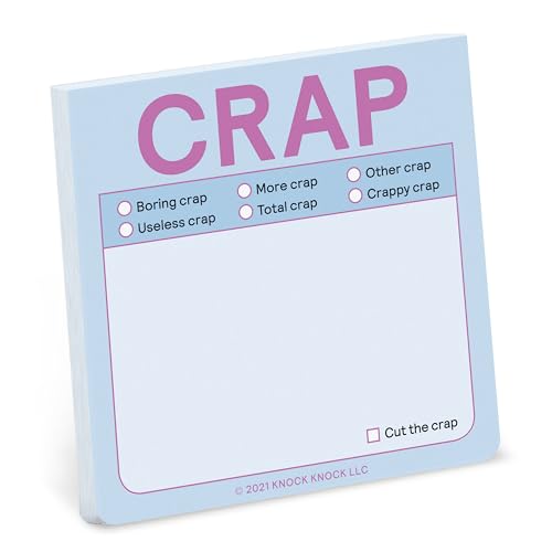Sticky Note: Crap: Pastel Edition (Knock Knock Sticky Notes) von Knock Knock