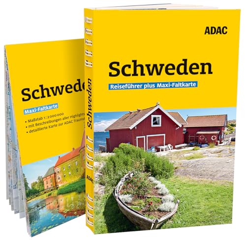 ADAC Reiseführer plus Schweden: Mit Maxi-Faltkarte und praktischer Spiralbindung von ADAC