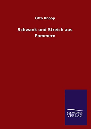 Schwank und Streich aus Pommern