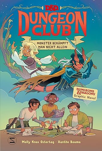 D&D Dungeon Club. Monster bekämpft man nicht allein: Spannende Graphic Novel über Abenteuer, Freundschaft und Veränderung | Graphic Novel für Kinder ab 8 von Schneiderbuch