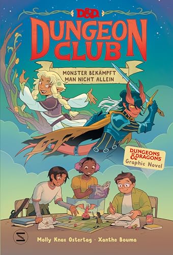 D&D Dungeon Club. Monster bekämpft man nicht allein: Spannende Graphic Novel über Abenteuer, Freundschaft und Veränderung | Graphic Novel für Kinder ab 8 von Schneiderbuch