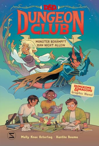 D&D Dungeon Club. Monster bekämpft man nicht allein: Spannende Graphic Novel über Abenteuer, Freundschaft und Veränderung | Graphic Novel für Kinder ab 8