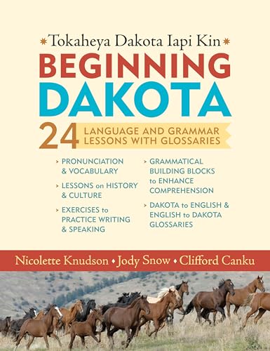 Beginning Dakota/Tokaheya Dakota Iapi Kin: 24 Language and Grammar Lessons with Glossaries