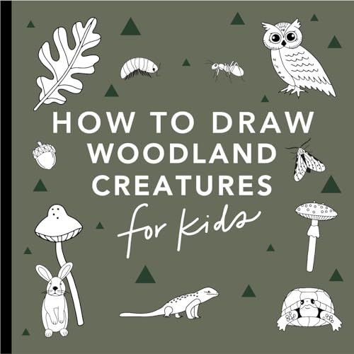 Mushrooms & Woodland Creatures: How to Draw Books for Kids with Woodland Creatures, Bugs, Plants, and Fungi (How to Draw For Kids Series, Band 6) von Paige Tate & Co
