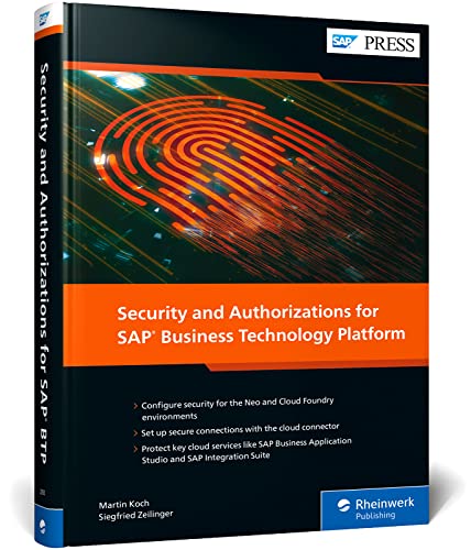 Security and Authorizations for SAP Business Technology Platform (SAP PRESS: englisch)