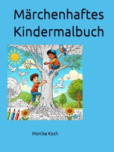 Märchenhaftes Kindermalbuch: Bilder zum Ausmalen von Independently published