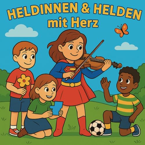 Heldinnen & Helden mit Herz: Malbuch von Independently published
