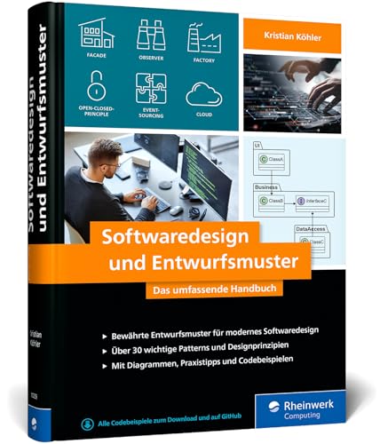 Softwaredesign und Entwurfsmuster: Das umfassende Handbuch für modernes Design mit bewährten Patterns in der Softwareentwicklung von Rheinwerk Computing