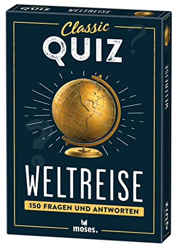 Moses. Classic Quiz Weltreise, 150 Fragen zu Wundern und Kulturen der Welt, Reiseliebhaber, Für Erwachsene