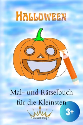 Halloween Mal- und Rätselbuch für die Kleinsten