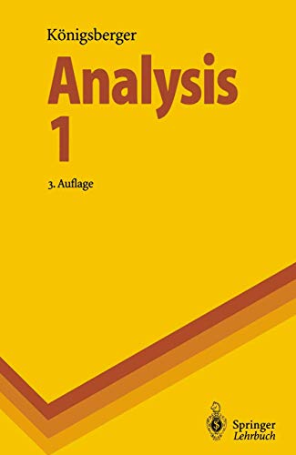 Analysis 1 (Springer-Lehrbuch)