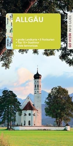 GO VISTA: Reiseführer Allgäu: Große Landkarte, 3 Postkarten, Top 10, Stadttour, viele Servicetipps (Go Vista Info Guide)