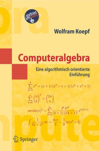 Computeralgebra: Eine algorithmisch orientierte Einführung (Masterclass)