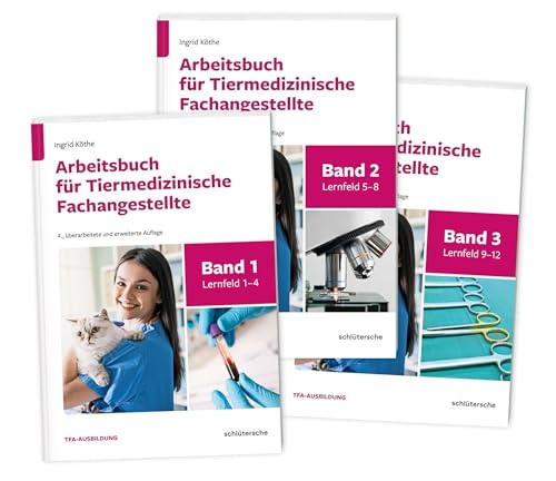 Schlütersche Arbeitsbücher für Tiermedizinische Fachangestellte SET: Band 1-3 im Set