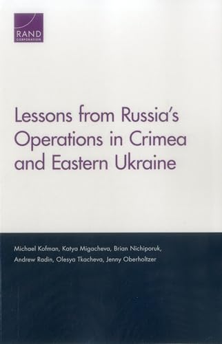Lessons from Russia's Operations in Crimea and Eastern Ukraine von RAND Corporation