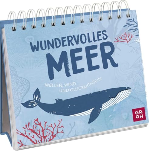 Wundervolles Meer: Wellen, Wind und Glücklichsein | Aufstellbuch mit Sprüchen, Fun Facts und Illustrationen für Meerfans und Küstenkinder (Geschenke für alle, die das Meer lieben) von Groh