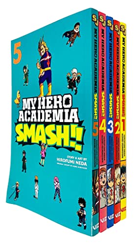 My Hero Academia Smash Series (Vol 1-5) Collection 5 Books Set By Kohei Horikoshi
