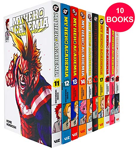 My Hero Academia Volume 11-20 Collection 10 Books Set Super Hero Graphic Novel