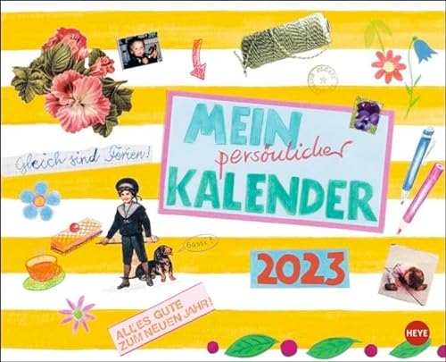 Gabi Kohwagner: Mein persönlicher Kalender 2023 - Monatsplaner mit viel Platz für Termine und Notizen - 30 x 24,3 cm (geöffnet 30 x 48,6 cm)