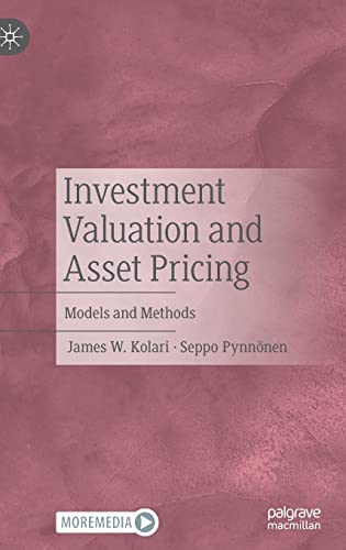 Investment Valuation and Asset Pricing: Models and Methods von Palgrave Macmillan