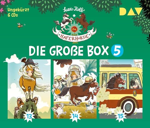 Die Haferhorde – Die große Box 5 (Teil 13-15): Ungekürzte Lesungen mit Bürger Lars Dietrich (6 CDs)