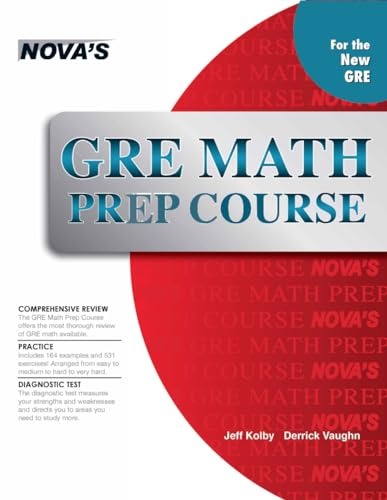 GRE Math Prep Course von Nova Press
