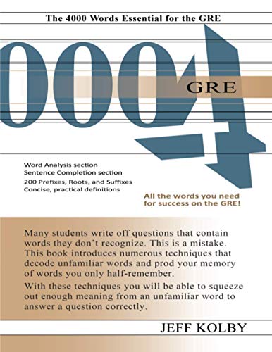 GRe 4000: The 4000 Words Essential for the GRE von Nova Press
