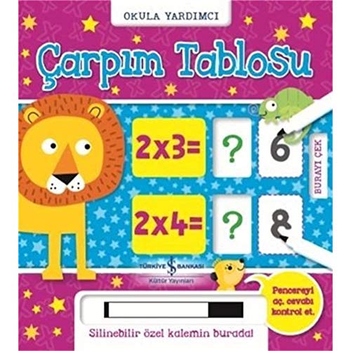 Carpim Tablosu Silinebilir Kalemli Carpim Tablosu Silinebilir Kalemli