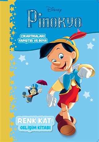 Disney Pinokyo - Renk Kat Gelişim Kitabı: Çıkartmaları Yapıştır ve Boya von Doğan Egmont Yayıncılık