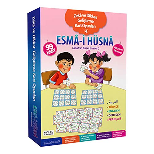 Esma-i Hüsna - Zeka ve Dikkat Gelistirme Kart Oyunlari 4: Allahin Güzel Isimleri: Zeka ve Dikkat Geliştirme Kart Oyunları 4 (Allah'ın Güzel İsimleri)