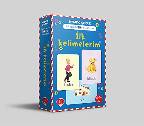 İlk Kelimelerim - 30 Adet Eğitici Kart