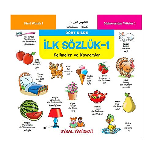 Ilk Sözlük 1 - Kelimeler ve Kavramlar Dört Dilde Ilk Sözlük 1 - Kelimeler ve Kavramlar Dört Dilde