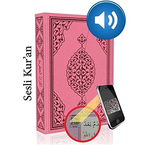 Kur'an-ı Kerim Bilgisayar Hatlı Pembe Renk Hafız Boy (Kur-an 039) Sesli Kur-an