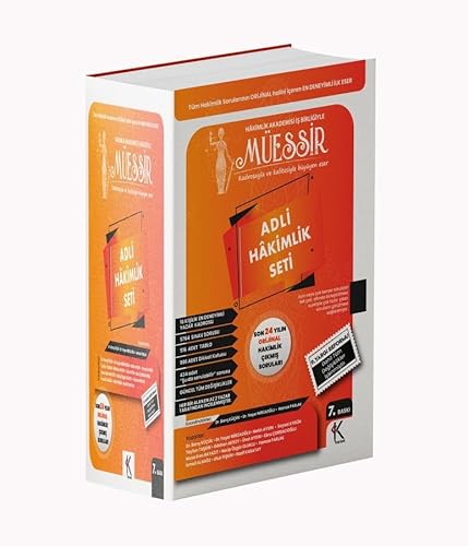 Müessir Adli Hakimlik Seti 2025: Müessir Adli Hakimlik Seti 2025 Müessir Adli Hakimlik Seti 2025: Müessir Adli Hakimlik Seti 2025 von Kuram Kitap