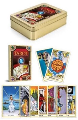 Tarot - 78 Kart ve Açıklama Kitabı - Metal Kutulu Tarot - 78 Kart ve Açıklama Kitabı - Metal Kutulu