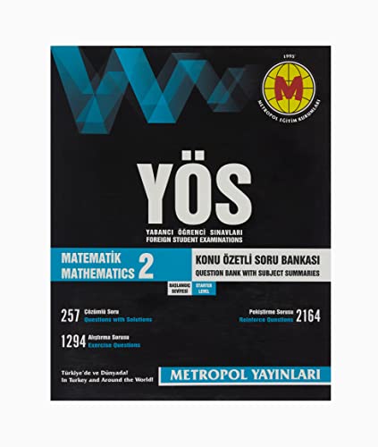 YÖS Matematik-2 Konu Anlatımlı Soru Bankası YÖS Matematik-2 Konu Anlatımlı Soru Bankası