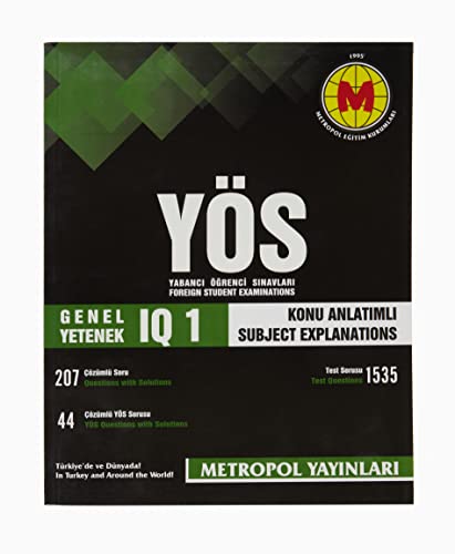 Yös Genel Yetenek IQ-1 Konu Anlatımlı Yös Genel Yetenek IQ-1 Konu Anlatımlı