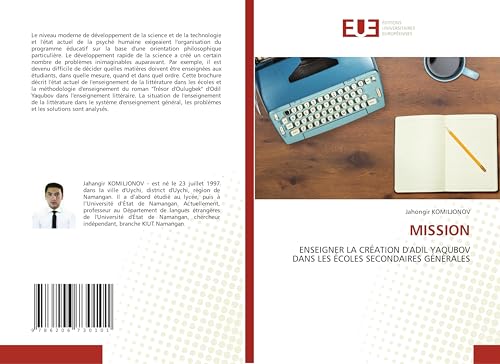 MISSION: ENSEIGNER LA CRÉATION D'ADIL YAQUBOV DANS LES ÉCOLES SECONDAIRES GÉNÉRALES von Éditions universitaires européennes
