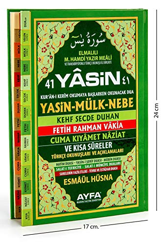 41 Yasin (Ayfa-050, Orta Boy, Sert Kapaklı, Fihristli, Türkçeli)