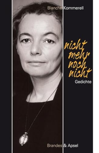 nicht mehr noch nicht, m. 1 Audio-CD: Gedichte (literarisches programm)