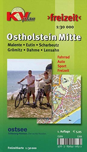 Ostholstein Mitte (Bad Malente, Eutin, Grömitz, Dahme, Lensahn, Scharbeutz): KVplan, Radkarte/Freizeitkarte, 1:30.000: Rad- und Freizeitkarte 1:30.000 (KV-Schleswig-Holstein-Karten)