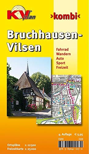 Bruchhausen-Vilsen: 1:12.500 Samtgemeindeplan mit Freizeitkarte 1:25.000 inkl. Rad- und Wanderwegen: Ortspläne 1 : 12 500. Freizeitkarte 1 : 25.000. ... Sport. Freizeit. (KVplan Ostfriesland-Region)