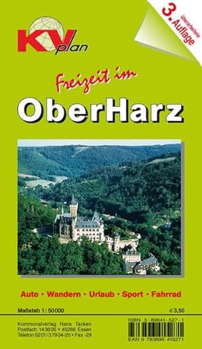 Oberharz: 1:50.000 Reiseführer mit eingesteckter Wanderkarte mit Wanderwegen des Harzklubs (KVplan Harz-Region)