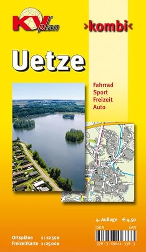 Uetze: 1:12.500 Gemeindeplan mit Freizeitkarte 1:25.000 inkl. Radrouten und weiteren Freizeitmöglichkeiten: Fahrrad. Sport. Freizeit. Auto (KVplan Heide-Region)