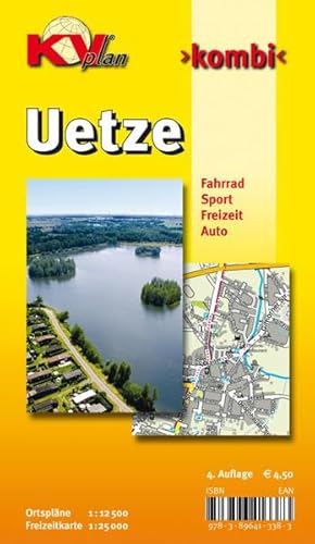 Uetze: 1:12.500 Gemeindeplan mit Freizeitkarte 1:25.000 inkl. Radrouten und weiteren Freizeitmöglichkeiten: Fahrrad. Sport. Freizeit. Auto (KVplan Heide-Region) von KommunalVerlag