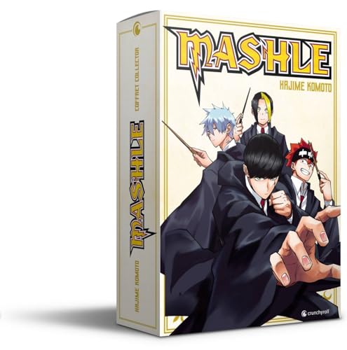 Coffret Mashle T18 + Roman 2: Avec 1 jaquette réversible, 6 badges + fourreau et 1 poster