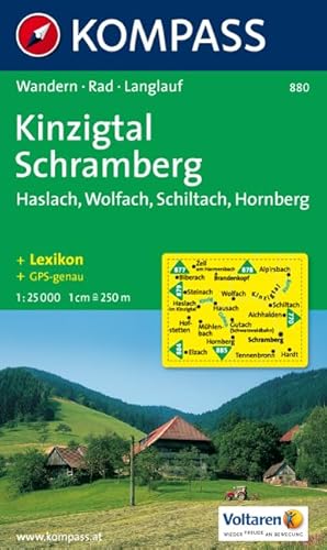 Kinzigtal, Schramberg: Wander- und Bikekarte. Haslach - Wolfach - Schiltach - Hornberg. 1:25.000. GPS-genau
