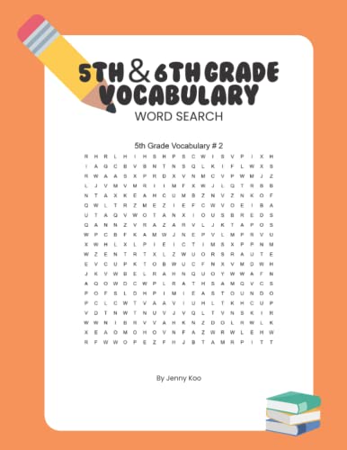 5th & 6th Grade Vocabulary Word Search: Learn English. Learn New Words. Great learning tool & improving brain health. von Independently published