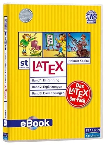 LaTEX I-III - eBooks auf 3 CD-ROMs: Alle drei Bände komplett als eBook (Pearson Studium - eBooks) von Addison-Wesley Verlag